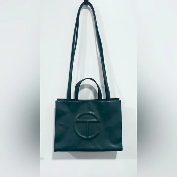 Telfar Medium Shopping Tote | Olive Green - Picture 2 of 9